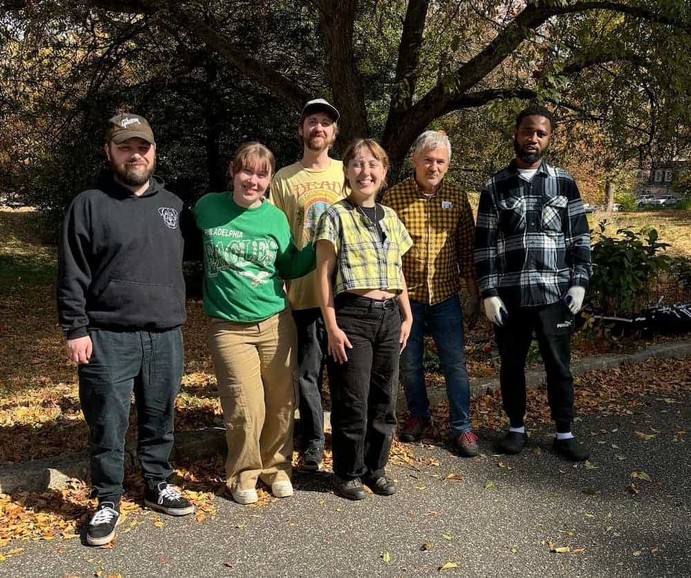 Cranaleith volunteers gathering for a photo during the 3-Year Native Tree Giveaway